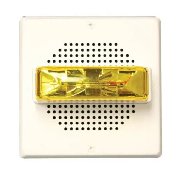 Wheelock E70A-24MCC-NW - FIREALARM - E SPKR SQ, WH AMBER LENS