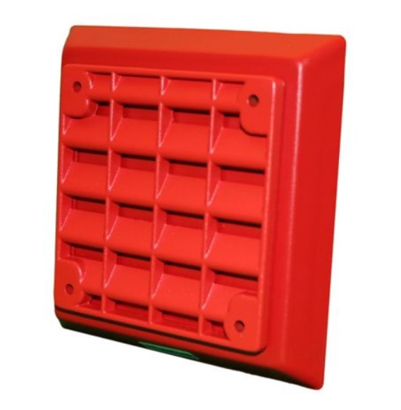 Wheelock ET-1080-R - SPEAKER - SPKR FLSH VANDL RESIS RED