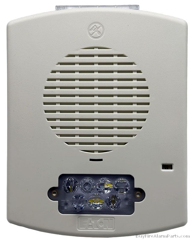 Wheelock KT3LTC-3 | Outdoor Speaker-Strobe Flush Mount Clear Lens, FIRE , White