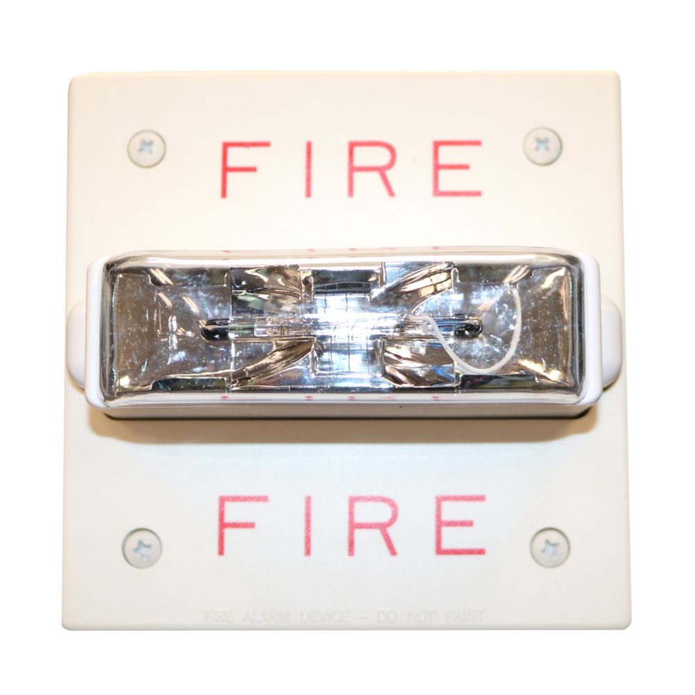 Wheelock RSSWP-2475W-FW | Strobe Appliance Weatherproof24VDC / 75CD Whitewall Mount Only