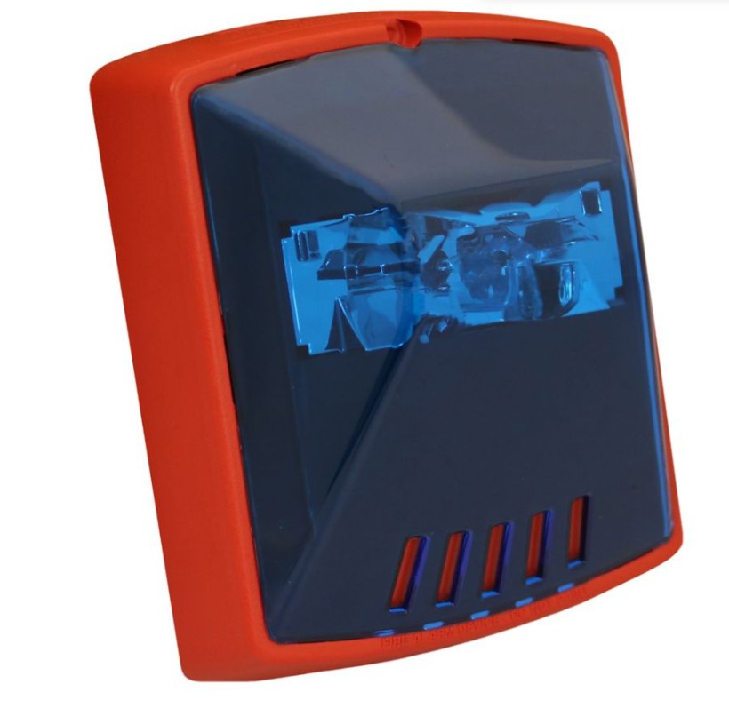 Wheelock STR-NB - STROBE - WALL/RED- NO LETTERING- BLUE