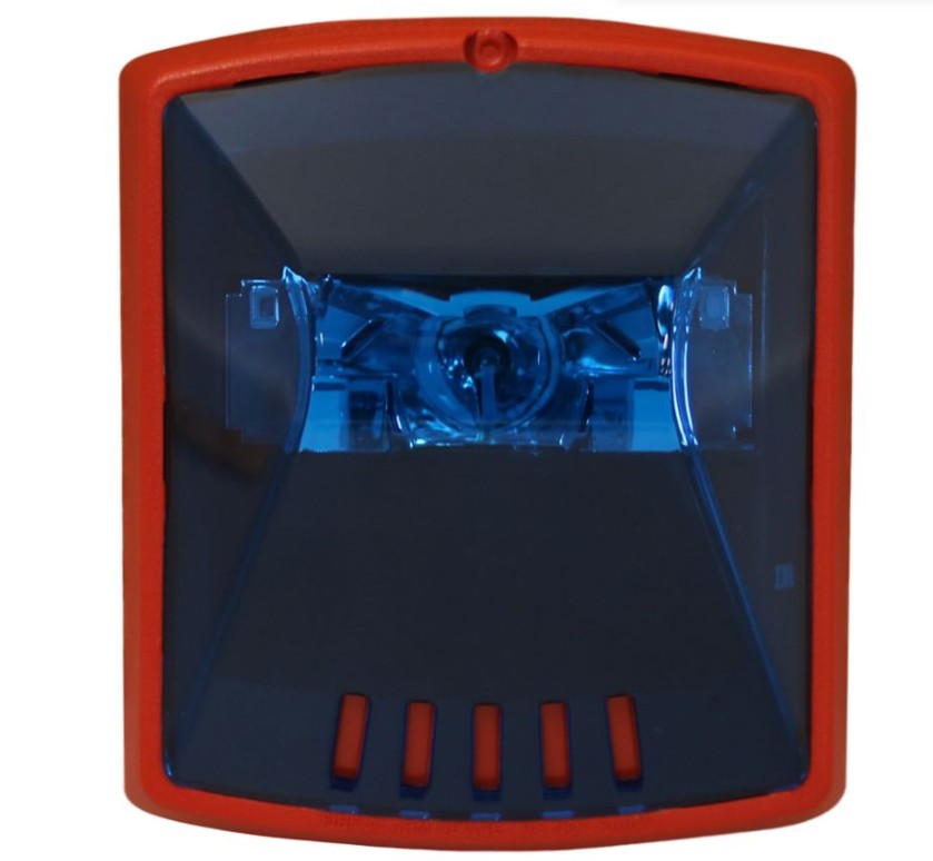Wheelock STR-NB - STROBE - WALL/RED- NO LETTERING- BLUE