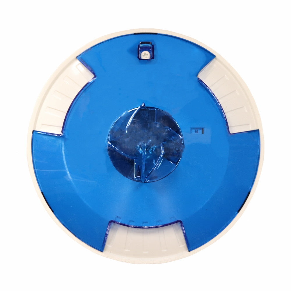 Wheelock STWC-AB | Ceiling Fire Alarm Strobe Light 12V / 24V (White, Agent lettering, Xenon Blue Strobe)