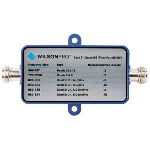 Wilson Electronics 860004 | B5 Channelized Filter Channel