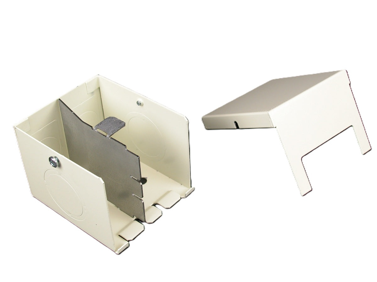 Wiremold 2410D-FW | 2400D Divided Entrance End Fitting