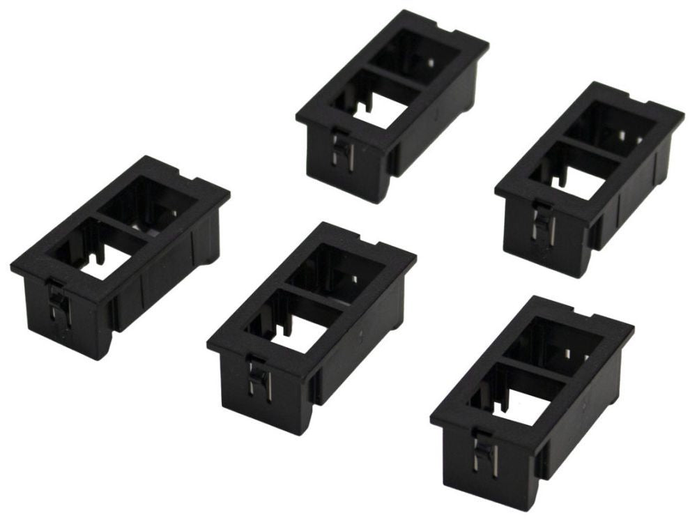Wiremold CM2-U2NOR-BK | Dual Nordx Module Black