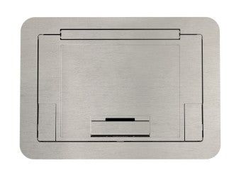 Wiremold EFB45CTSN | Evolution Floor Box Flush Cover with Floor Insert, Satin Nickel