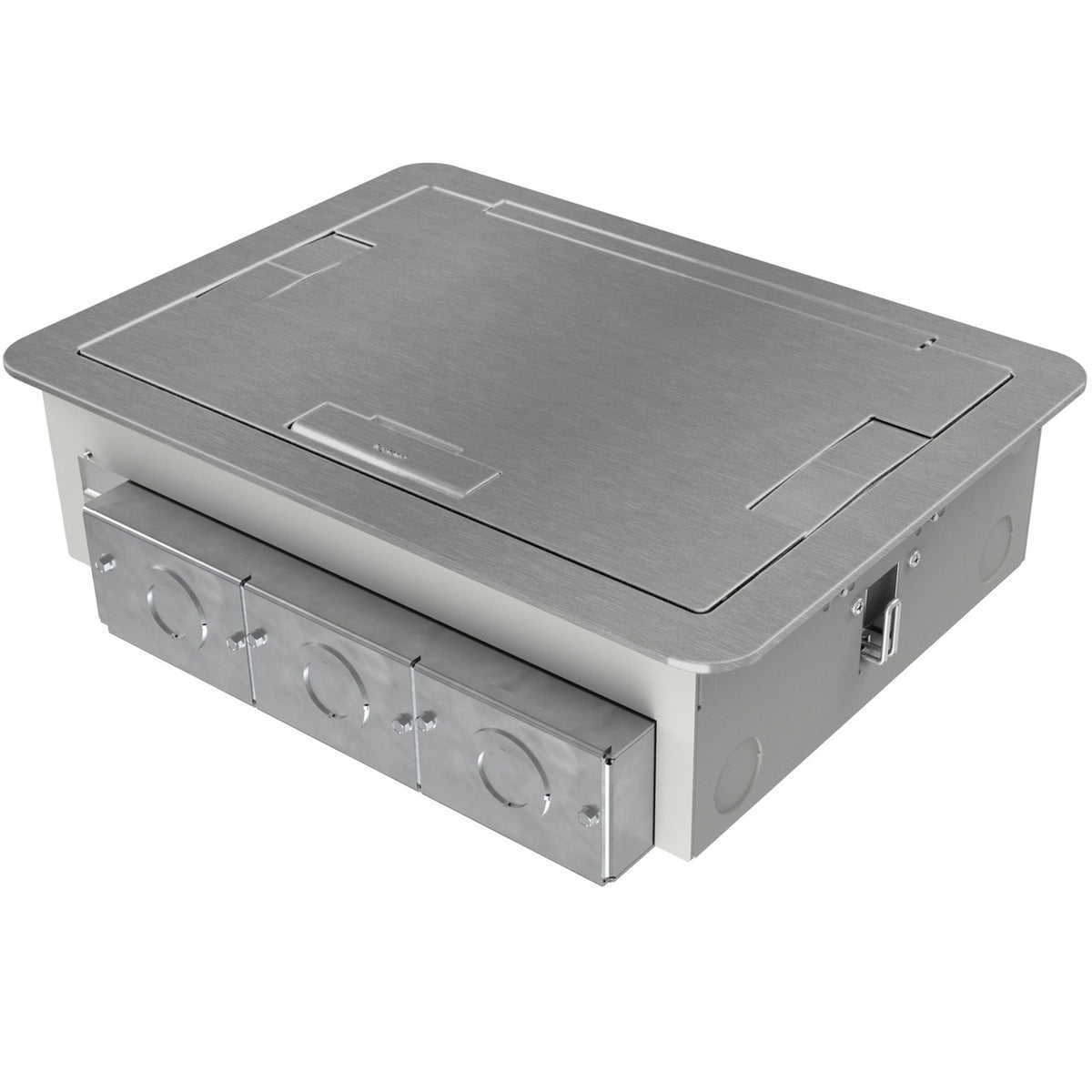 Wiremold EFB6810BTAATR | Evolution Floor Box Flush Cover, Solid Lid, Tamper-Resistant