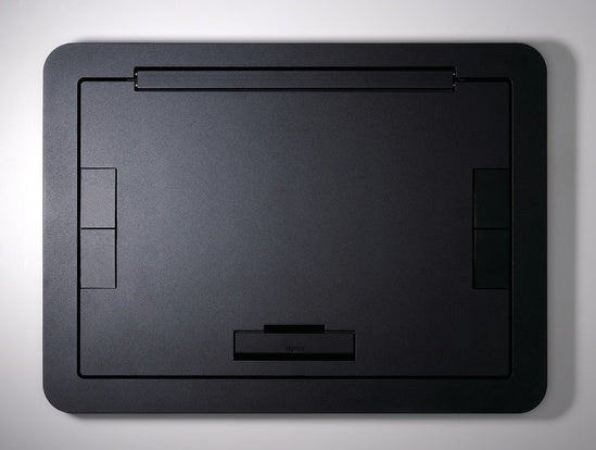 Wiremold EFB6810BTCBK | Evolution Floor Box Surface Cover with Solid Lid, Black