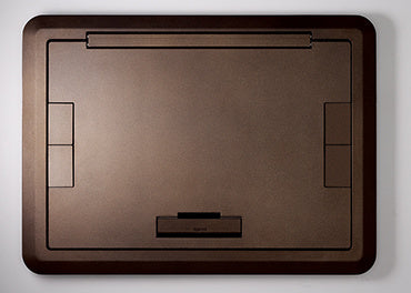 Wiremold EFB6810BTCBZ | Evolution Floor Box Surface Cover with Solid Lid, Bronze