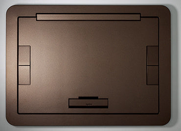 Wiremold EFB6810CTBZ | Evolution Floor Box Flush Cover with Floor Insert, Bronze