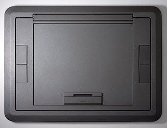 Wiremold EFB6810CTCGYTR | Evolution Floor Box Surface Cover with Floor Insert, Gray, Tamper-Resistant