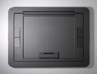 Wiremold EFB6810CTGY | Evolution Floor Box Flush Cover with Floor Insert, Gray