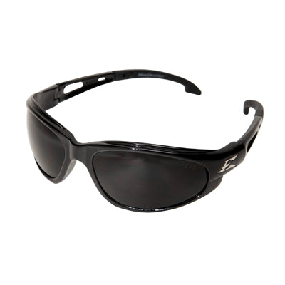 Wolf Peak SW116 | Edge Dakura Safety Glasses, Black Frame, Smoke Hardcoat Lens