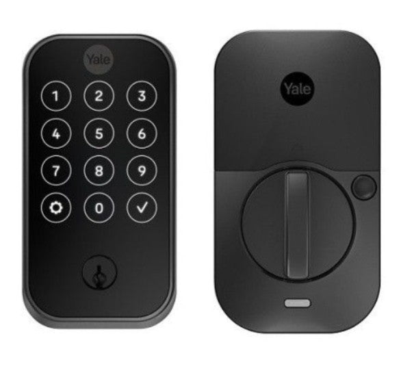 Yale Residential YRD624-BLE-BSP | Pro 2 Touchscreen Lock with Bluetooth, Black Suede