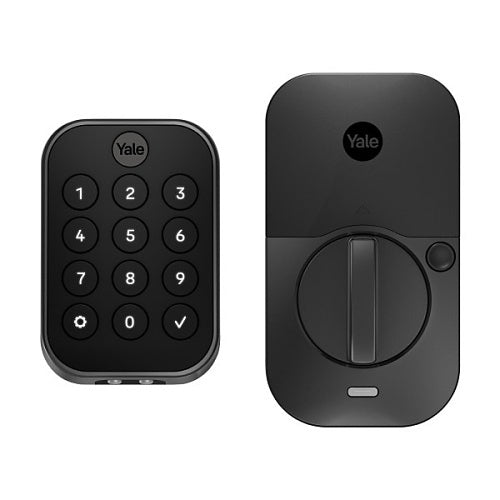 Yale Residential YRD634-BLE-BSP | Pro 2 Key-Free Keypad Lock with Bluetooth, Black Suede