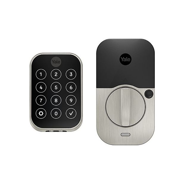 Yale Residential YRD654-ZW2-619 | Pro 2 Key Free Touchscreen Smart Lock with Z-Wave 2, Satin Nickel