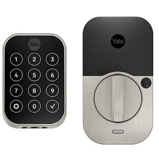 Yale Residential YRD654-ZW2-BSP | Pro 2 Touchscreen Smart Lock with Z-Wave 2, Black Suede