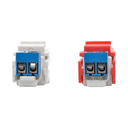 Tripp-Lite A050-000-ST-KJ | RCA Female Audio to Screw Terminal Keystone Jack Kit, Red/White