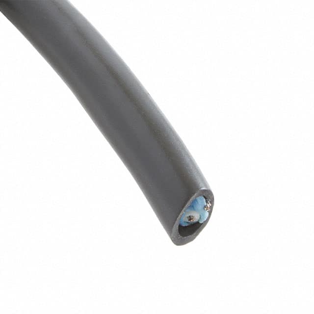 Alpha Wire 6453 BK001 | 2 (1 Pair Twisted) Conductor Multi-Conductor Cable Black 22 AWG Foil, Braid 1000.0' (304.8m)
