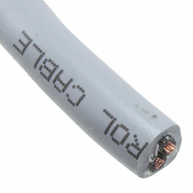 Alpha Wire 65802 SL001 | 2 Conductor Multi-Conductor Cable Slate 18 AWG 1000.0' (304.8m)