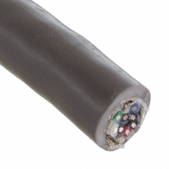 Alpha Wire 86504CY SL001 | 8 (4 Pair Twisted) Conductor Multi-Pair Cable Slate 26 AWG Foil, Braid 1000.0' (304.8m)