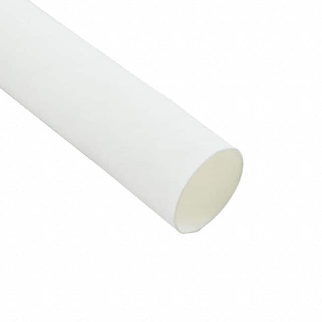 Alpha Wire F2211/2 WH016 | Heat Shrink Tubing, Flexible 0.500" (12.70mm) 2 to 1 White 150.0' (45.7m)