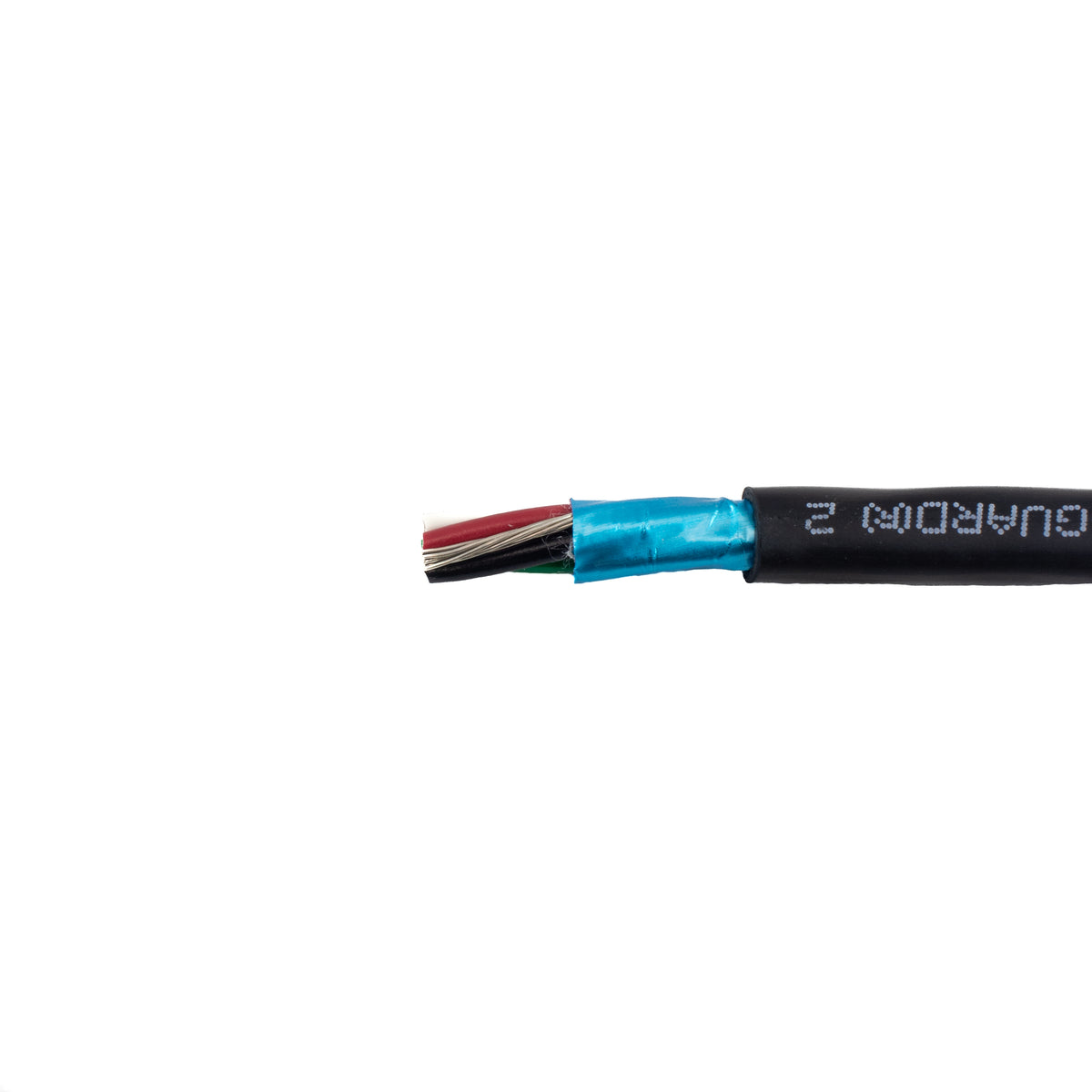 Alpha Wire 25092 BK199 | Xtra-Guard-Performance-Cable, Xtra-Guard-2, 2 Conductor, 24 AWG, Foil, PU Jacket, SR-PVC Insulation, 0.16 Jacket Diameter, 0.032 Jacket Thickness, 7/32 Stranding