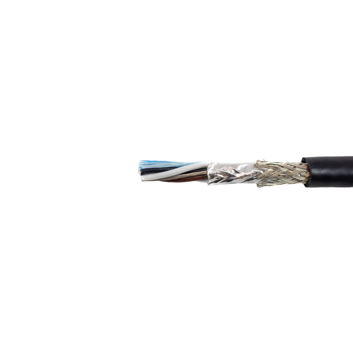 Alpha Wire 25122 BK199 | Xtra-Guard-Performance-Cable, Xtra-Guard-2, 2 Pair, 22 AWG, 300 V, PU Jacket, SR-PVC Insulation, 0.26 Jacket Diameter, 0.032 Jacket Thickness, 7/30 Stranding
