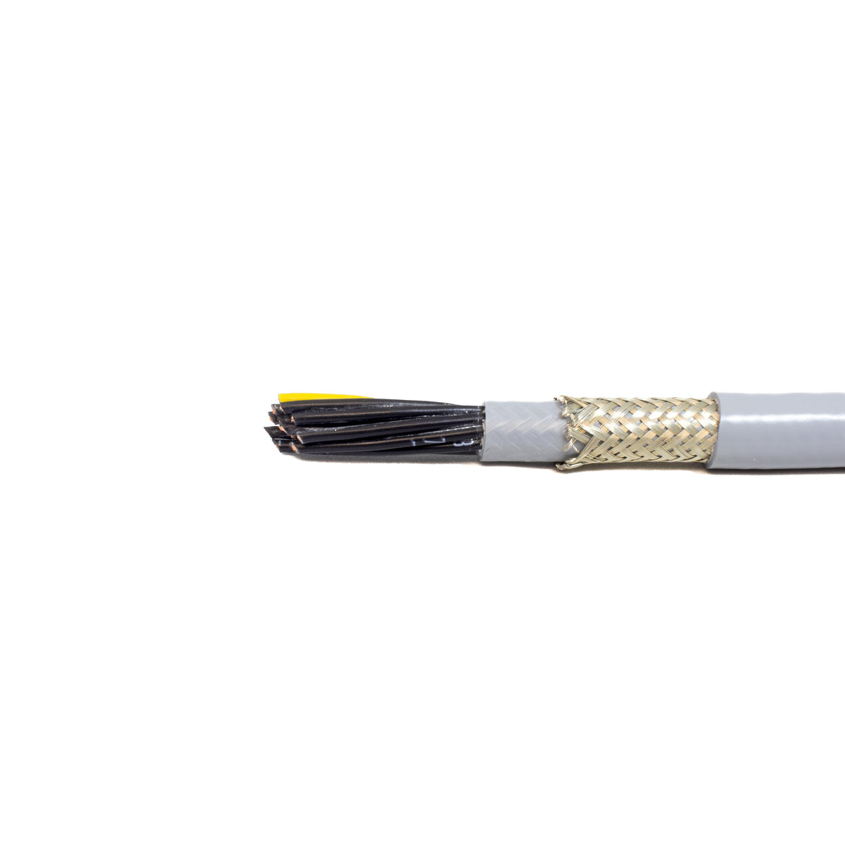 Alpha Wire 65604CY SL001 | Xtra-Guard-Performance-Cable, 4 Conductor, 16 AWG, Braid, 600 V, PVC Jacket, PVC Insulation, 0.416 Jacket Diameter, 0.035 Jacket Thickness, 26/30 Stranding