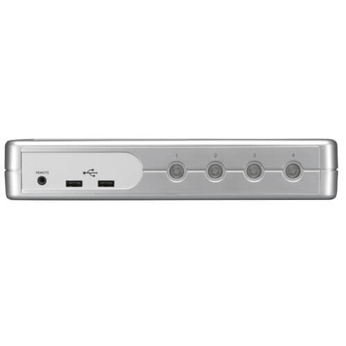 Tripp-Lite B004-DUA4-K-R | 4-Port DVI/USB KVM Switch with Audio and Cables