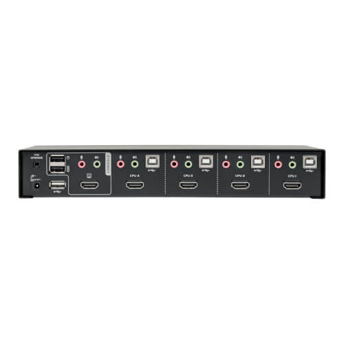 Tripp-Lite B004-HUA4-K | 4-Port HDMI/USB KVM Switch with Audio/Video and USB Peripheral Sharing
