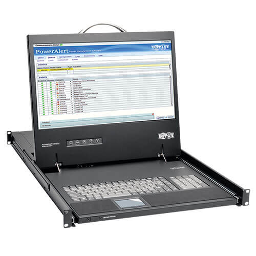 Tripp-Lite B021-000-19-HD | 1U Rack-Mount Console with 19" LCD, DVI or VGA