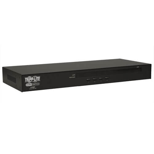 Tripp-Lite B042-004 | 4-Port 1U Rack-Mount USB/PS2 KVM Switch with On-Screen Display