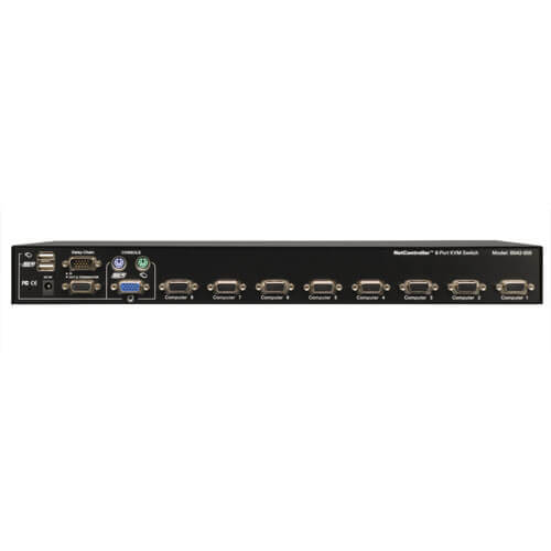 Tripp-Lite B042-008 | 8-Port 1U Rack-Mount USB/PS2 KVM Switch with On-Screen Display