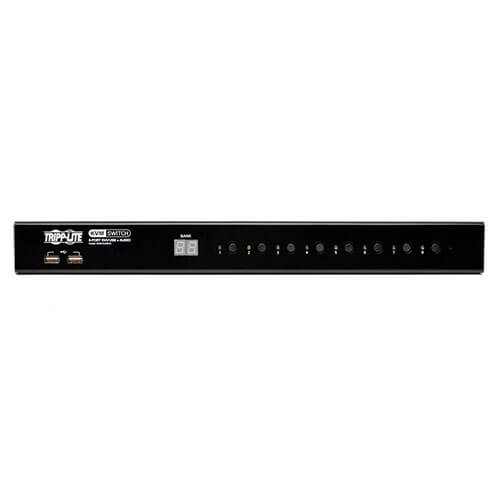 Tripp-Lite B043-DUA8-SL | 8-Port 1U Rack-Mount DVI / USB KVM Switch with Audio and 2-port USB Hub