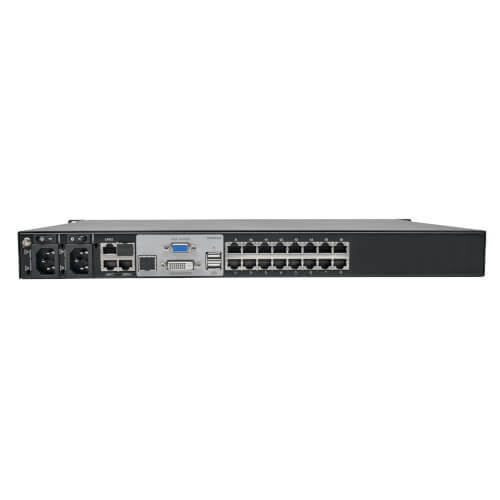 Tripp-Lite B064-016-02-IPG | NetDirector 16-Port Cat5 KVM over IP Switch - Virtual Media, 2 Remote + 1 Local User, 1U Rack-Mount, TAA
