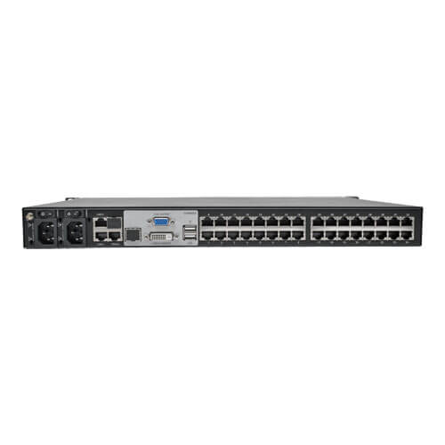 Tripp-Lite B064-032-02-IPG | NetDirector 32-Port Cat5 KVM over IP Switch - Virtual Media, 2 Remote + 1 Local User, 1U Rack-Mount, TAA
