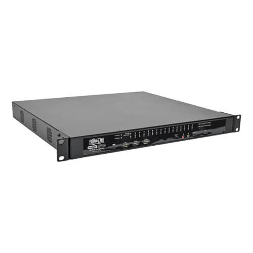 Tripp-Lite B064-032-02-IPG | NetDirector 32-Port Cat5 KVM over IP Switch - Virtual Media, 2 Remote + 1 Local User, 1U Rack-Mount, TAA