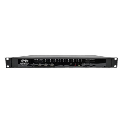 Tripp-Lite B064-032-02-IPG | NetDirector 32-Port Cat5 KVM over IP Switch - Virtual Media, 2 Remote + 1 Local User, 1U Rack-Mount, TAA