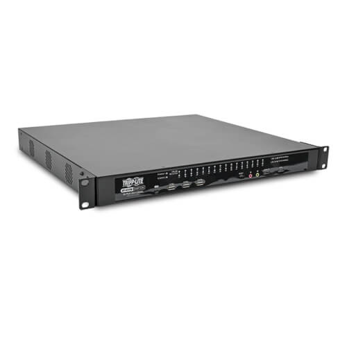 Tripp-Lite B064-032-04-IPG | NetDirector 32-Port Cat5 KVM over IP Switch - Virtual Media, 4 Remote + 1 Local User, 1U Rack-Mount, TAA
