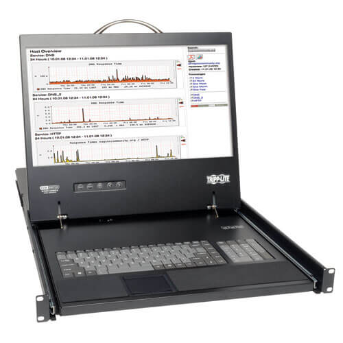 Tripp-Lite B070-016-19 | NetCommander 16-Port Cat5 1U Rack-Mount Console KVM Switch with 19-in. LCD