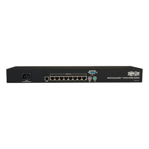 Tripp-Lite B072-008-1 | NetCommander 8-Port Cat5 KVM Switch 1U Rack-Mount