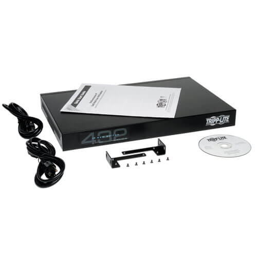 Tripp-Lite B072-032-IP4-K | NetCommander 32-Port Cat5 KVM over IP Switch - 4 Remote + 1 Local User, 16 USB Dongles, 1U Rack-Mount