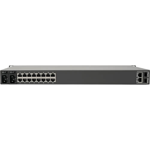Tripp-Lite B098-016-V | 16-Port Console Server, USB Ports (2) - 4G LTE, Dual GbE NIC, 16Gb Flash, SD Card, Wi-Fi, Desktop/1U Rack, TAA