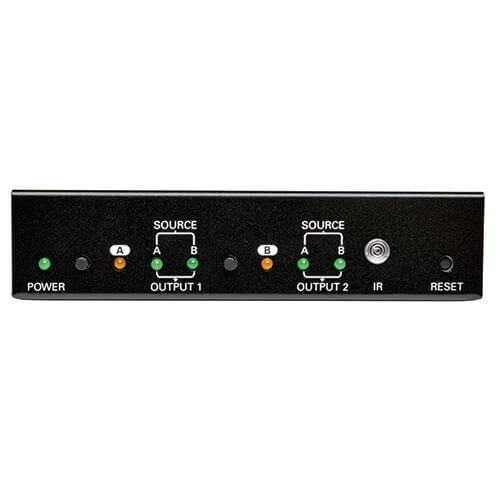 Tripp-Lite B119-2X2 | 2x2 HDMI Matrix Switch with Remote Control - 1080p @ 60 Hz (HDMI 2xF/2xF), TAA