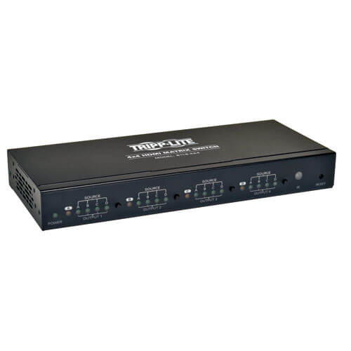 Tripp-Lite B119-4X4 | 4x4 HDMI Matrix Switch with Remote Control - 1080p @ 60 Hz (HDMI 4xF/4xF), TAA