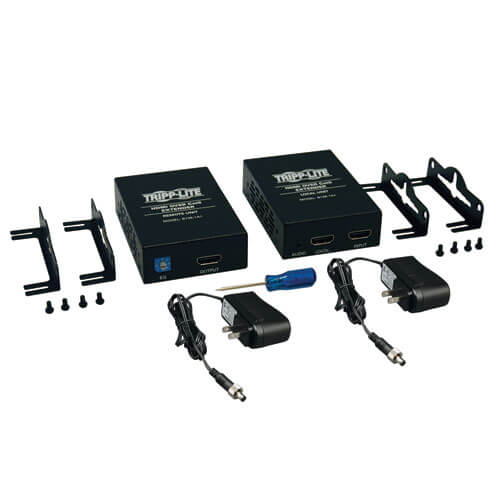 Tripp-Lite B126-1A1 | HDMI over Cat5/6 Extender Kit, Box-Style Transmitter/Receiver for Video/Audio, Up to 150 ft. (45 m), TAA
