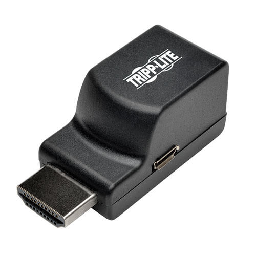 Tripp-Lite B126-1P0-MINI | HDMI over Cat5/6 Passive Extender, Low-Profile Remote Receiver for Video/Audio, Up to 100 ft. (30 m), TAA