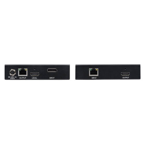 Tripp-Lite B127-1A1-DH | DisplayPort to HDMI over Cat6 Extender Kit, Transmitter/Receiver, 4K 60 Hz, HDR, PoC, 125 ft., TAA